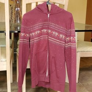 Burgundy Christmas Hoodie